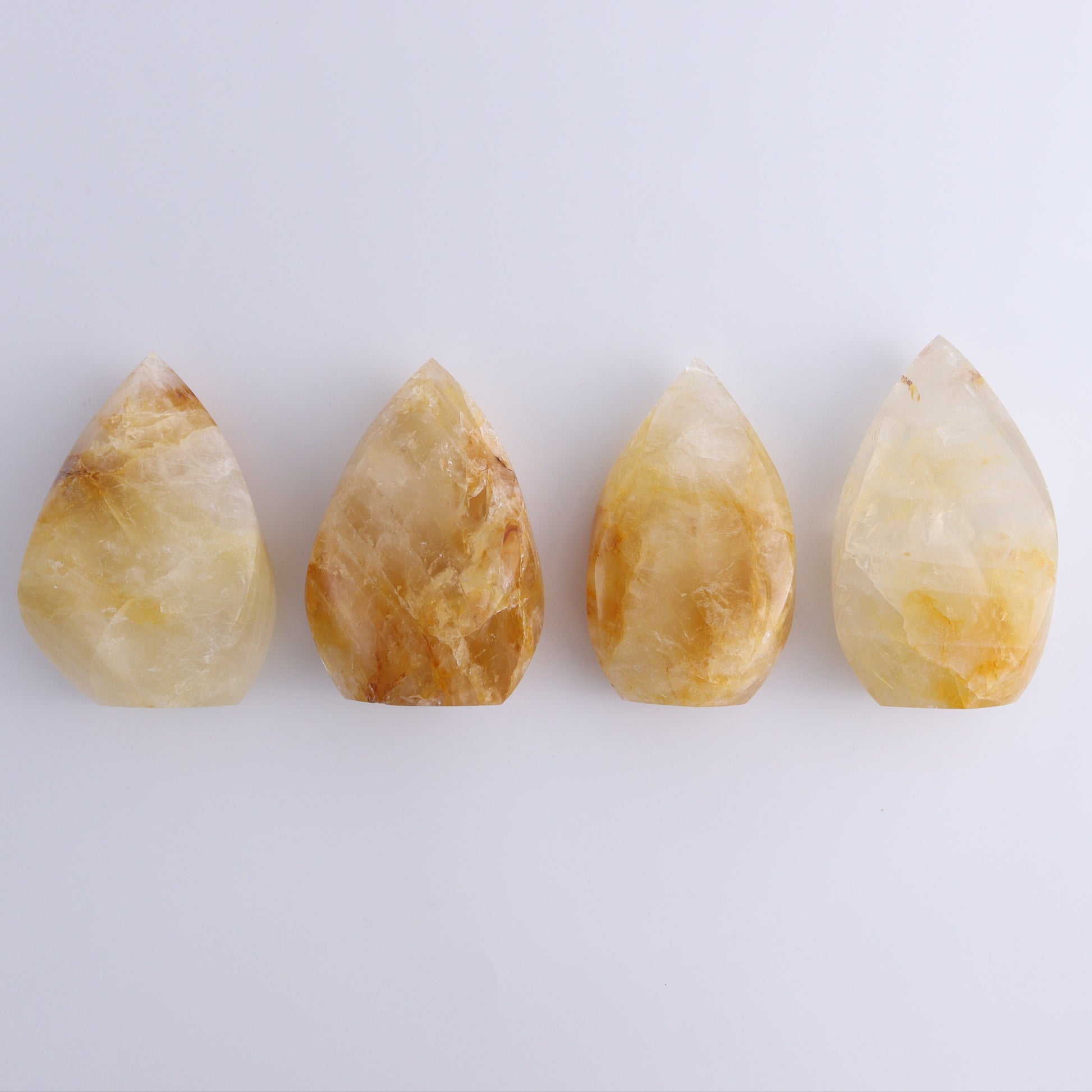 Golden Healer Flames Set of 4 - Expert Wholesale and Supplier of Wholesale Crystals & Bulk Gemstones, ["Brazil","flames","Golden Healer"]