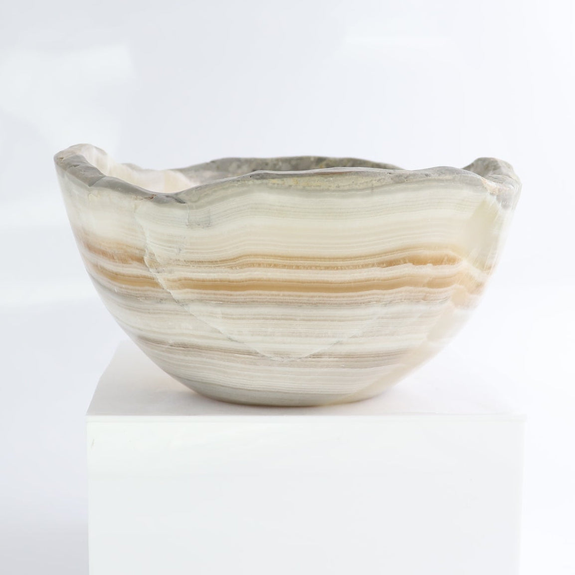 Mexican Onyx/Calcite Bowl 10"