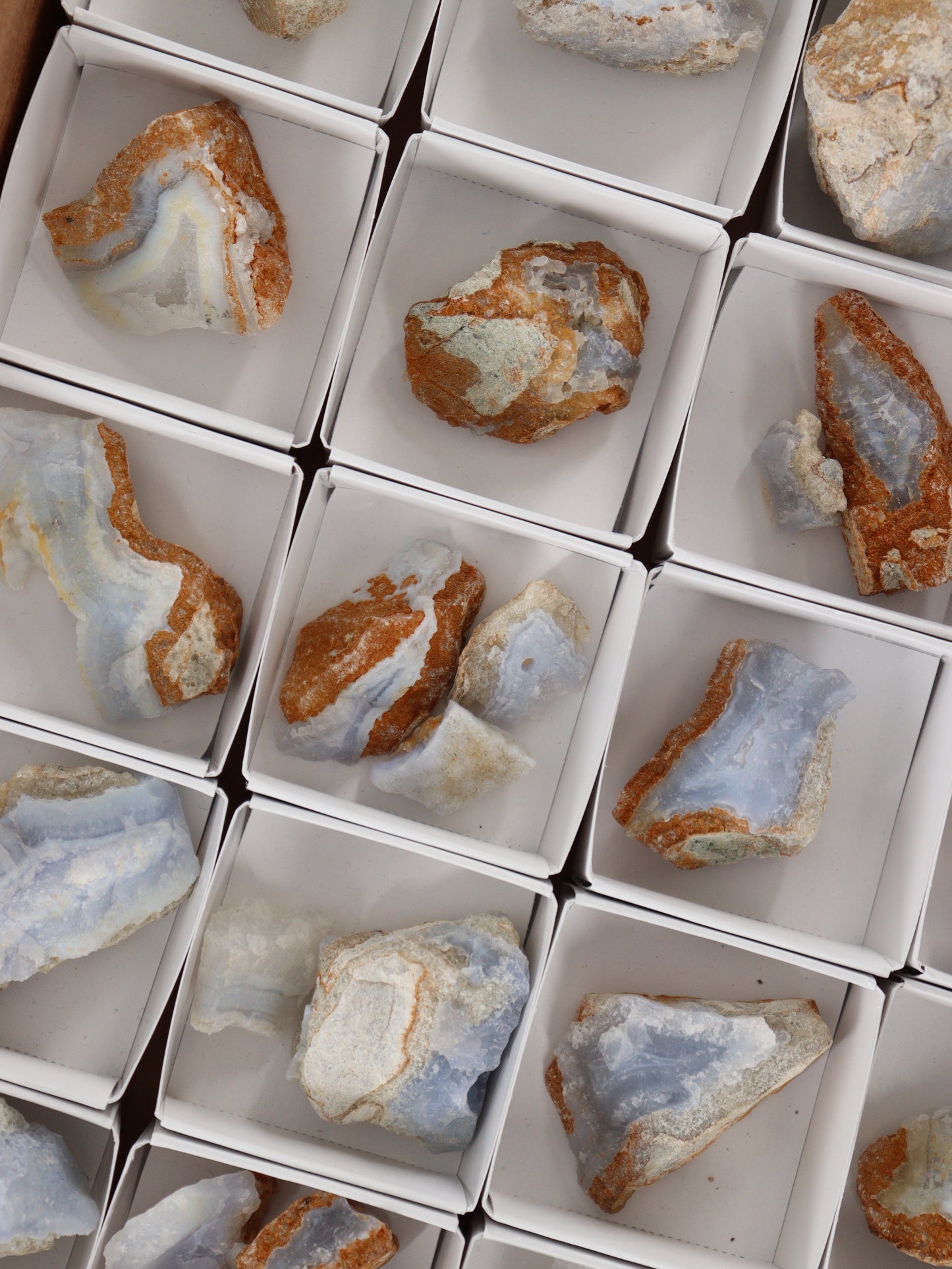 Blue Lace Agate Flat - Expert Supplier of Wholesale Crystals & Bulk Gemstones