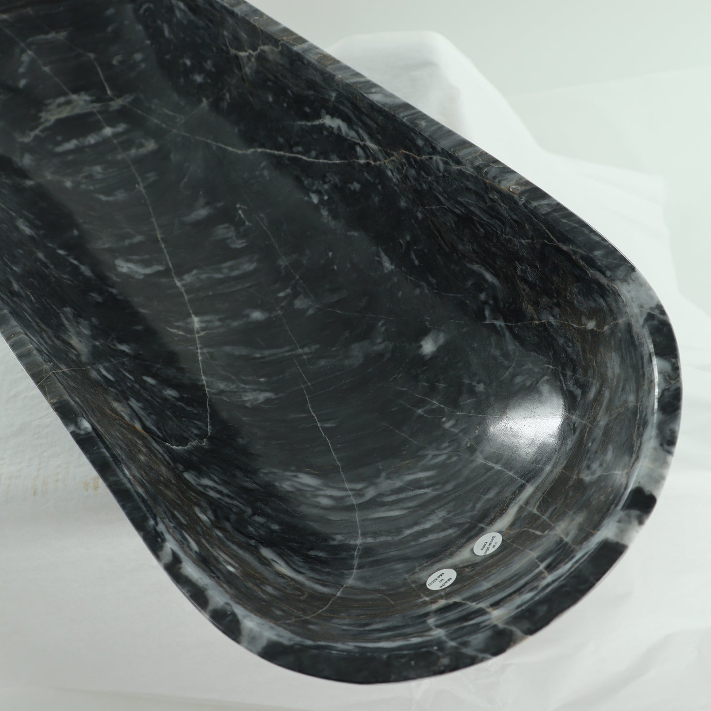 Marble Canoe Bowl - Expert Wholesale and Supplier of Wholesale Crystals & Bulk Gemstones, ["Bowls","canoe","close_30","Mexico","onyx"]