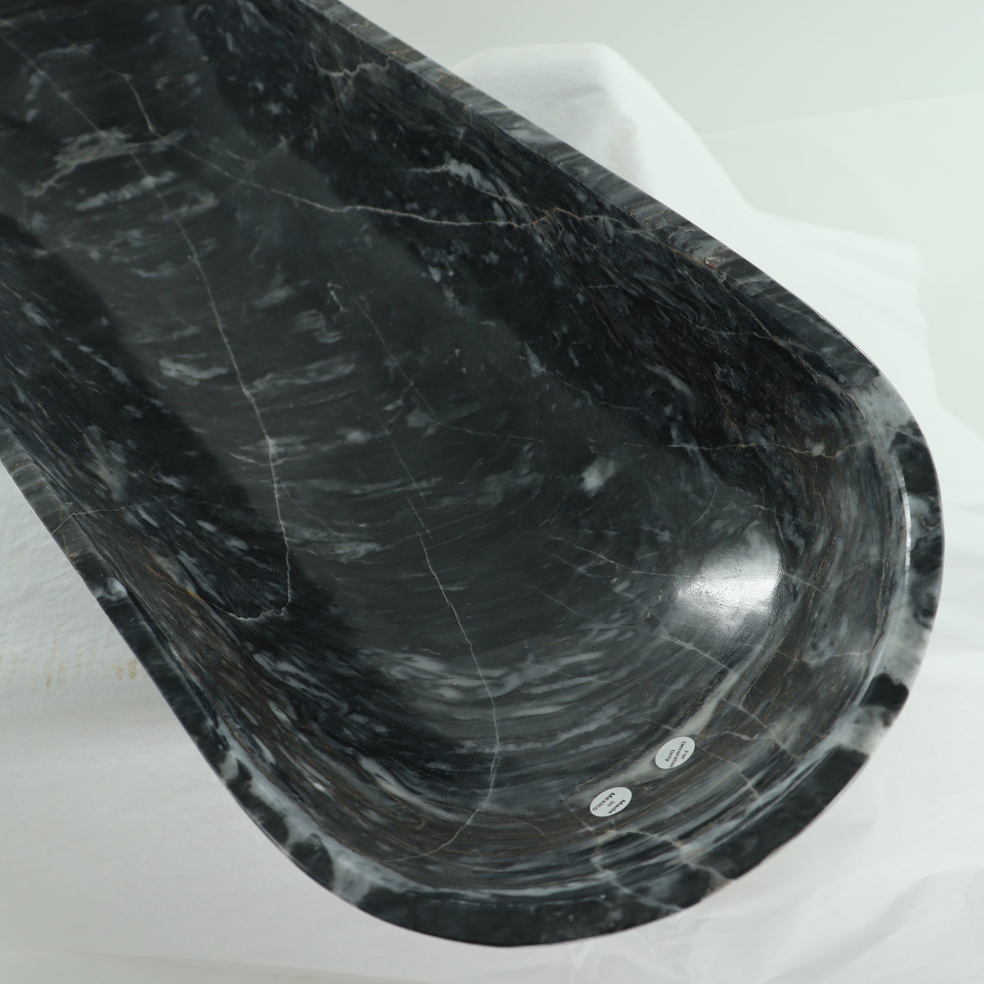 Marble Canoe Bowl - Expert Wholesale and Supplier of Wholesale Crystals & Bulk Gemstones, ["Bowls","canoe","close_30","Mexico","onyx"]