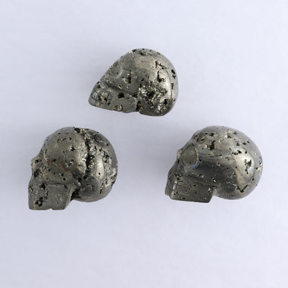 Pyrite Skulls Set of 3