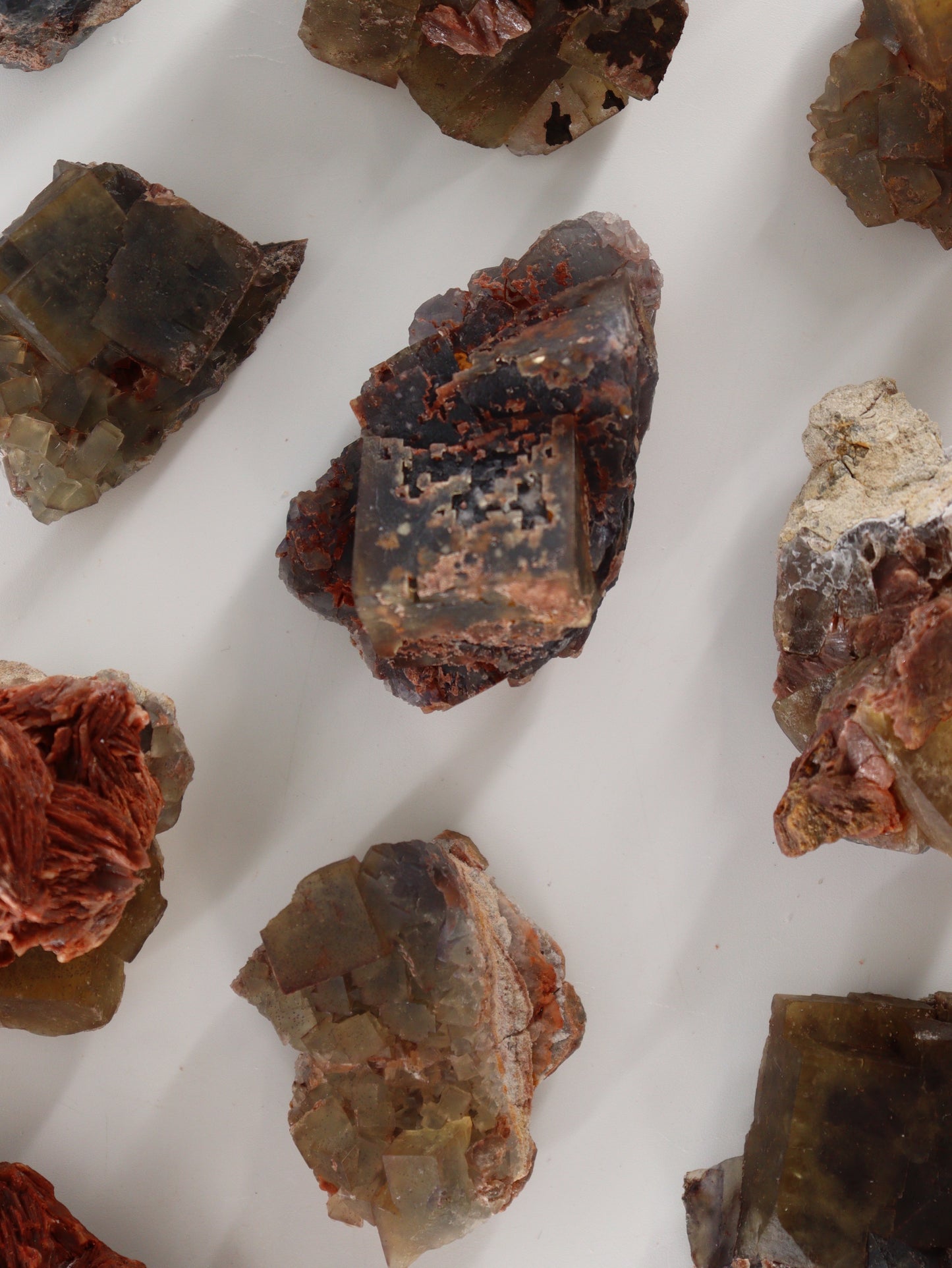 Mixed Moroccan Minerals Set of 10 - Expert Wholesale and Supplier of Wholesale Crystals & Bulk Gemstones, ["close_50","Morocco"]