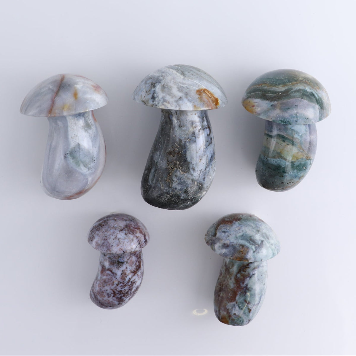 Jasper Mushrooms Set of 5