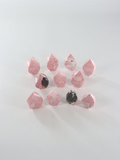 Rhodonite Flames Set of 11 - Expert Wholesale and Supplier of Wholesale Crystals & Bulk Gemstones, []