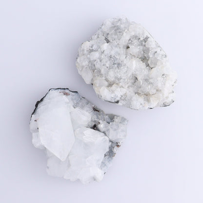 Apophyllite Clusters Set of 6 - Expert Wholesale and Supplier of Wholesale Crystals & Bulk Gemstones, ["Apophyllite","Clusters","Flats"]