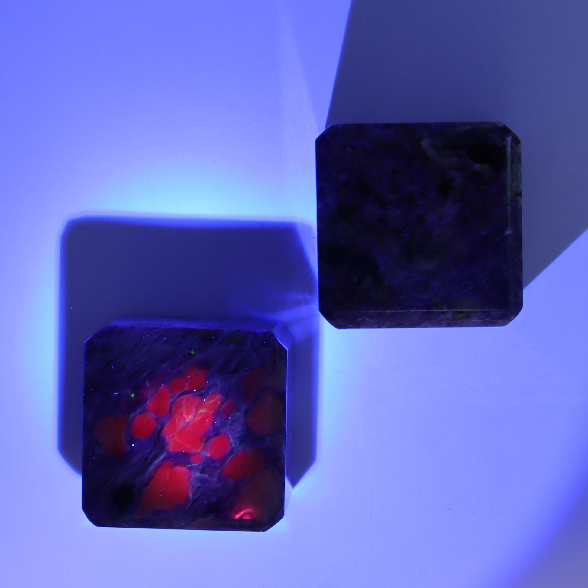 Charoite Cubes Set of 4 - Expert Wholesale and Supplier of Wholesale Crystals & Bulk Gemstones, ["Charoite","Cubes","Russia"]