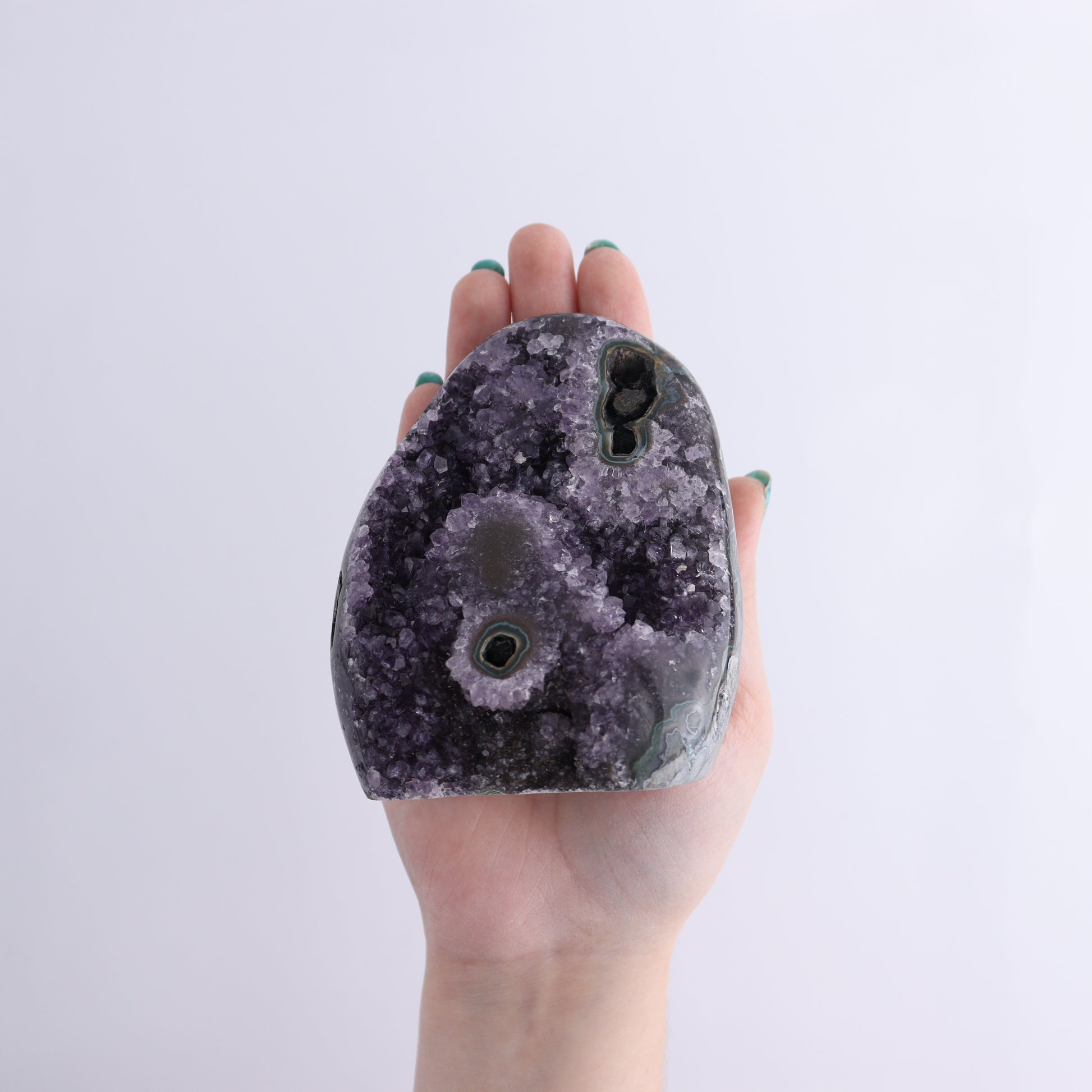 Uruguay Amethyst Set of 5 - Expert Wholesale and Supplier of Wholesale Crystals & Bulk Gemstones, ["Amethyst","Freeforms","Uruguay"]