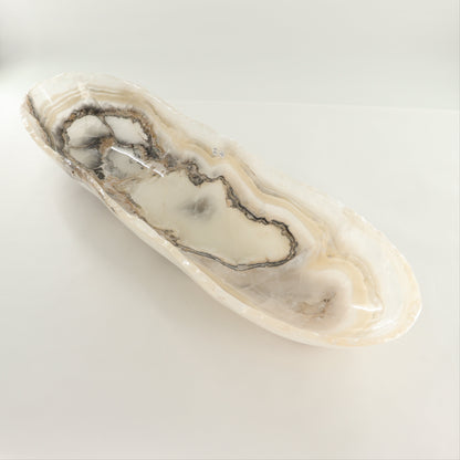 Onyx Canoe Bowl - Expert Wholesale and Supplier of Wholesale Crystals & Bulk Gemstones, ["Bowls","canoe","Mexico","onyx"]