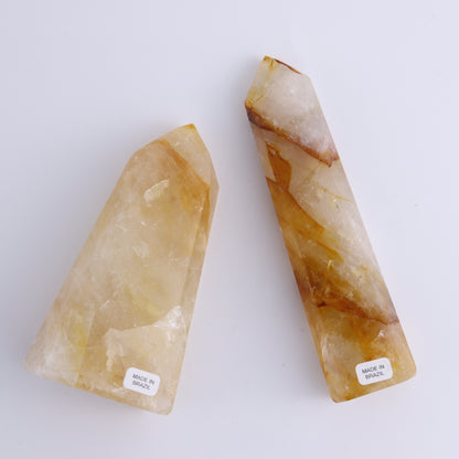 Golden Healer Towers Set of 4 - Expert Wholesale and Supplier of Wholesale Crystals & Bulk Gemstones, ["Brazil","Golden Healer","Towers"]