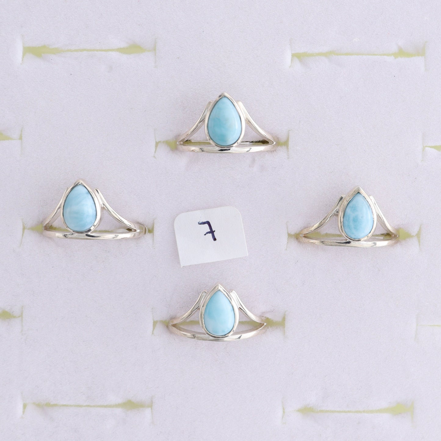 One Larimar Ring - Expert Wholesale and Supplier of Wholesale Crystals & Bulk Gemstones, ["India","Larimar","Ring","sterling silver"]