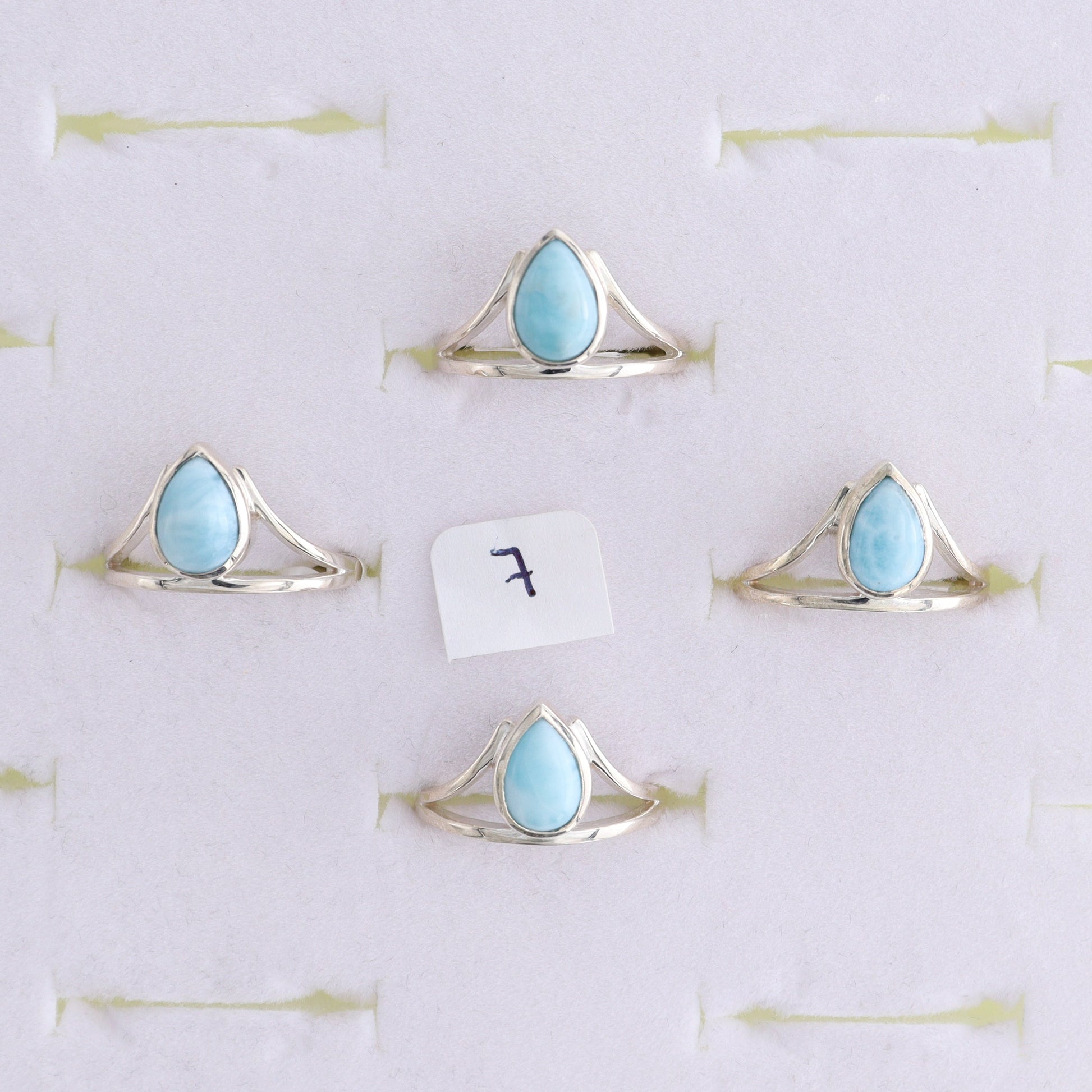 One Larimar Ring - Expert Wholesale and Supplier of Wholesale Crystals & Bulk Gemstones, ["India","Larimar","Ring","sterling silver"]