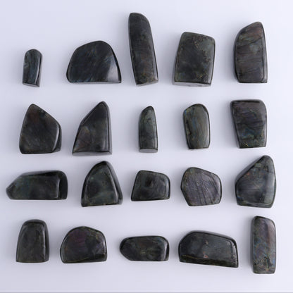 Labradorite Freeform Set of 20 - Expert Wholesale and Supplier of Wholesale Crystals & Bulk Gemstones, ["Freeforms","Labradorite","Madagascar"]