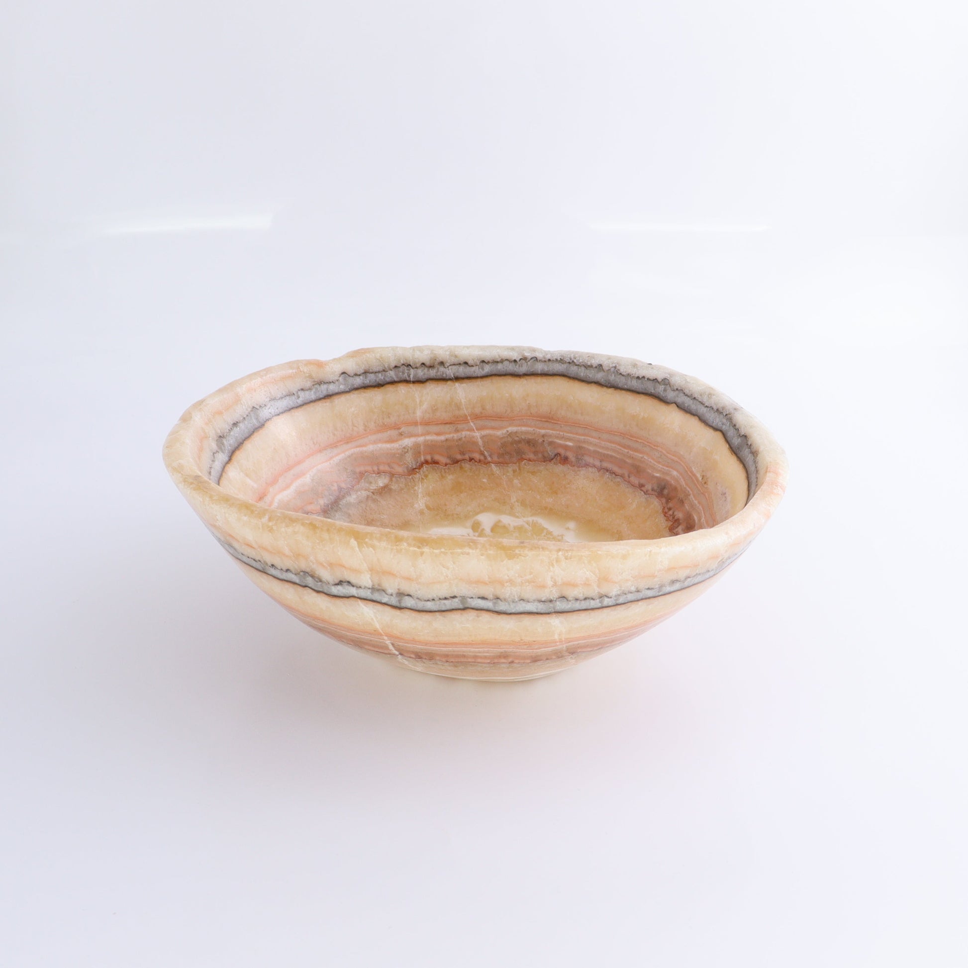 Mexican Onyx/Calcite Bowl - Expert Wholesale and Supplier of Wholesale Crystals & Bulk Gemstones, ["Bowls","Calcite","Mexico","onyx"]