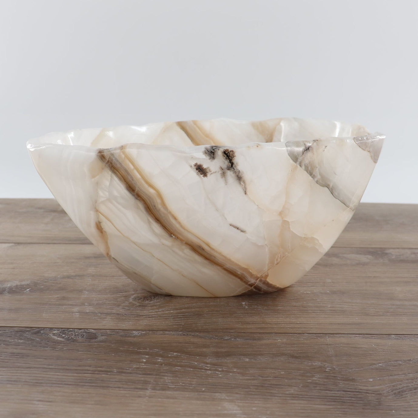 Mexican Onyx/Calcite Bowl 12"