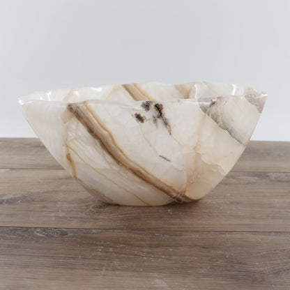 Mexican Onyx/Calcite Bowl 12"