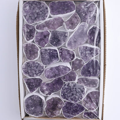 One Uruguay Amethyst Clusters Flat - Expert Wholesale and Supplier of Wholesale Crystals & Bulk Gemstones, ["Amethyst","flat","Flats","Uruguay"]