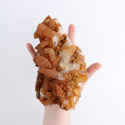 Dark Tangerine Quartz Clusters Set of 5 - Expert Wholesale and Supplier of Wholesale Crystals & Bulk Gemstones, ["Clusters","Quartz","Tangerine Quartz"]