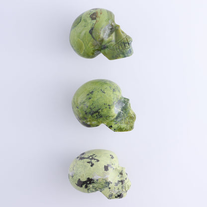 Serpentine Skulls Set of 3