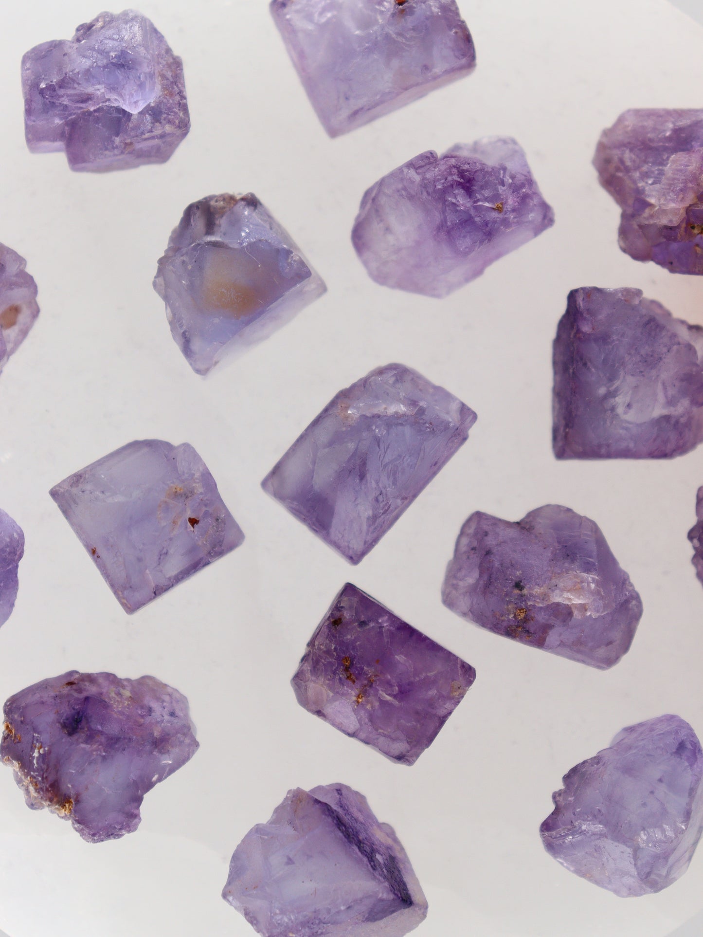 Rough Fluorite Set of 15 - Expert Wholesale and Supplier of Wholesale Crystals & Bulk Gemstones, []