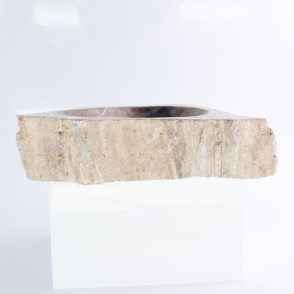Petrified Wood Bowls Set of 2 - Expert Wholesale and Supplier of Wholesale Crystals & Bulk Gemstones, ["Bowls","Indonesia","Petrified Wood"]