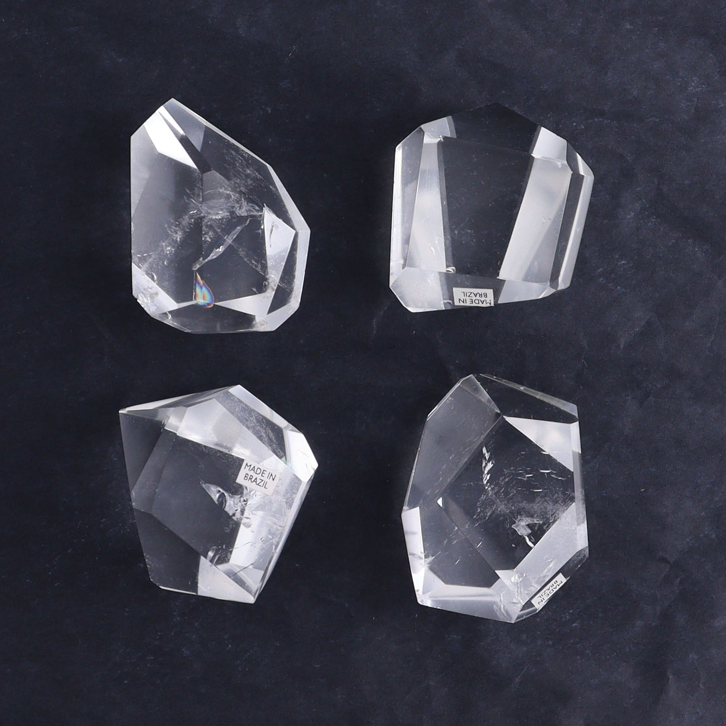 Quartz Freeforms Set of 13 - Expert Wholesale and Supplier of Wholesale Crystals & Bulk Gemstones, ["Brazil","Clear Quartz","Freeform","Freeforms","Points","Quartz"]