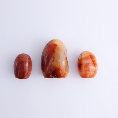 Carnelian Freeform Set of 10 - Expert Wholesale and Supplier of Wholesale Crystals & Bulk Gemstones, ["carnelian","Freeforms","Madagascar"]