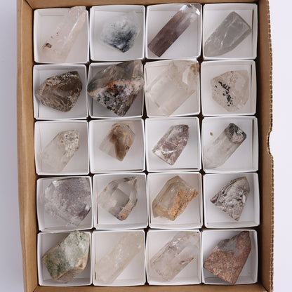 Garden Quartz Towers Set of 20 - Expert Wholesale and Supplier of Wholesale Crystals & Bulk Gemstones, ["Garden Quartz","Quartz","Towers"]