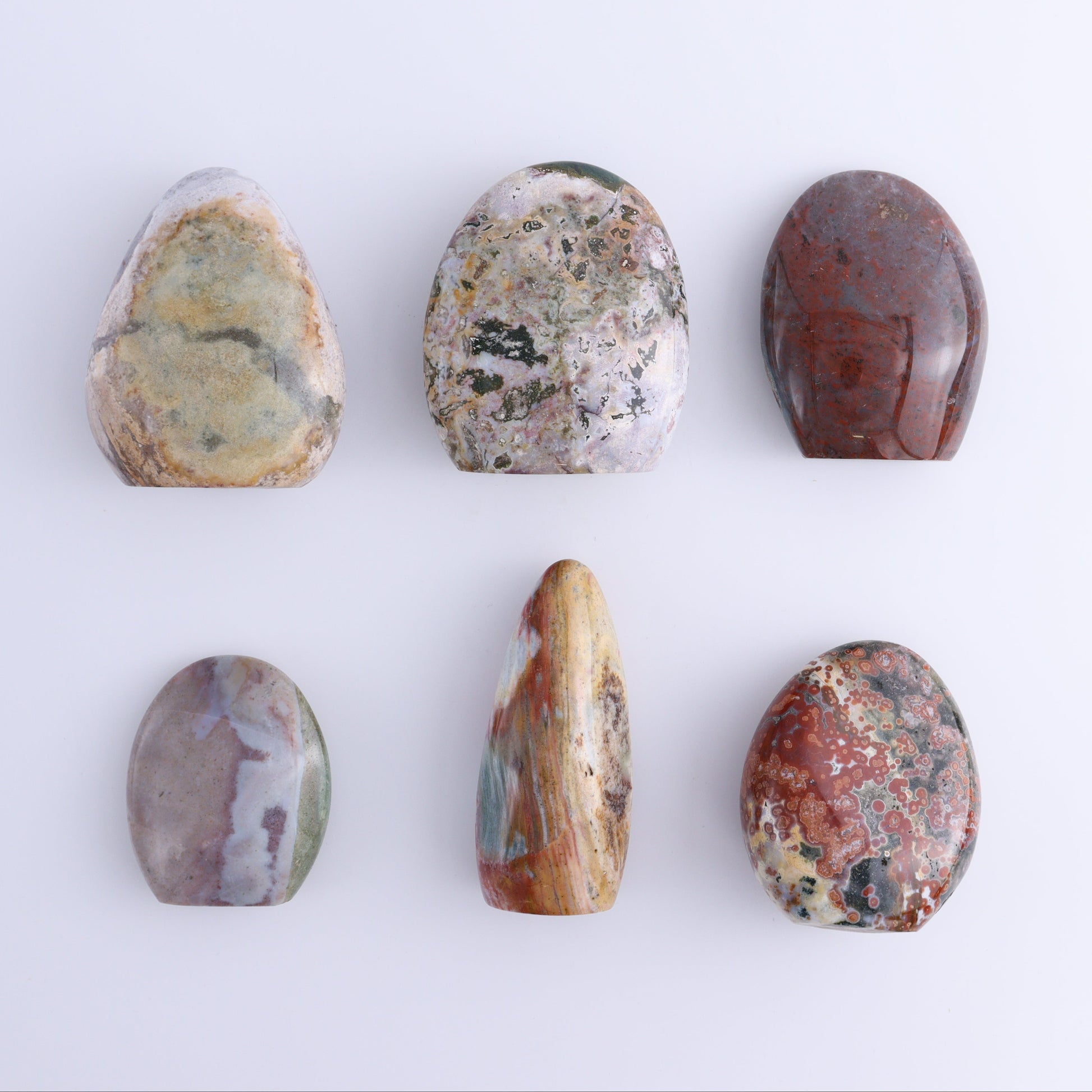 Ocean Jasper Freeform Set of 6 - Expert Wholesale and Supplier of Wholesale Crystals & Bulk Gemstones, ["Freeforms","jasper","Ocean Jasper"]