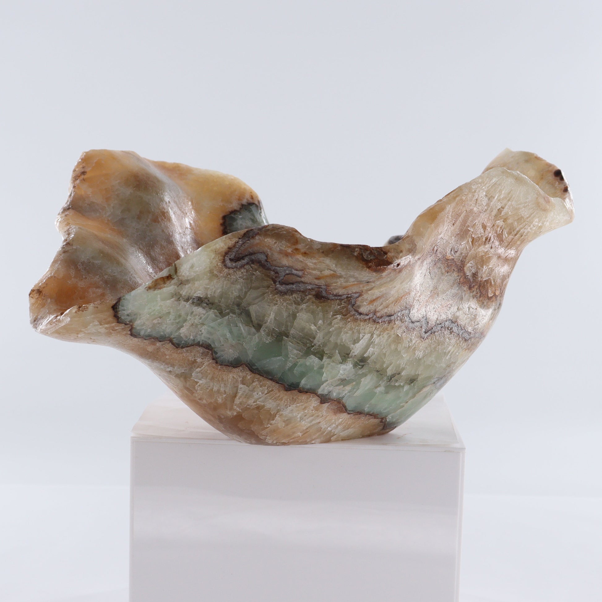 Mexican Onyx/Calcite Bowl - Expert Wholesale and Supplier of Wholesale Crystals & Bulk Gemstones, ["Bowls","Calcite","Mexico","onyx"]