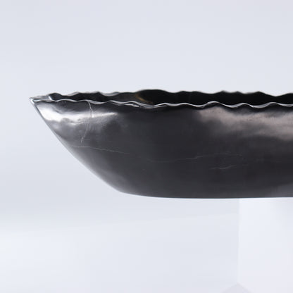 Black Marble Canoe Bowl - Expert Wholesale and Supplier of Wholesale Crystals & Bulk Gemstones, ["Black Marble","Bowls","canoe","Marble","Mexico"]