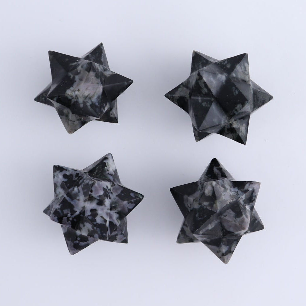 Indigo Gabbro Stars Set of 17 & 3 Cut Base Stars - Expert Wholesale and Supplier of Wholesale Crystals & Bulk Gemstones, ["Indigo Gabbro"]