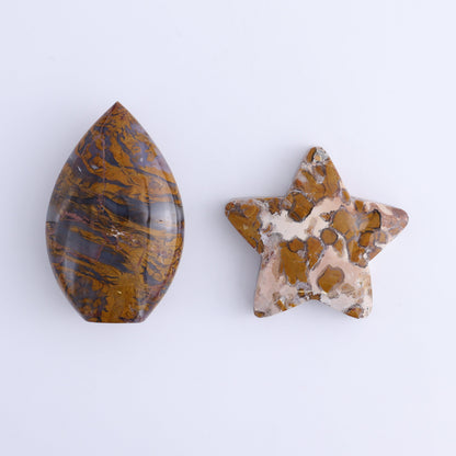 Brecciated Jasper Moons, Stars, Towers, Clouds, and Flames Set of 10 - Expert Wholesale and Supplier of Wholesale Crystals & Bulk Gemstones, ["Brecciated Jasper","Clouds","flames","Indonesia","moons","stars","Towers"]