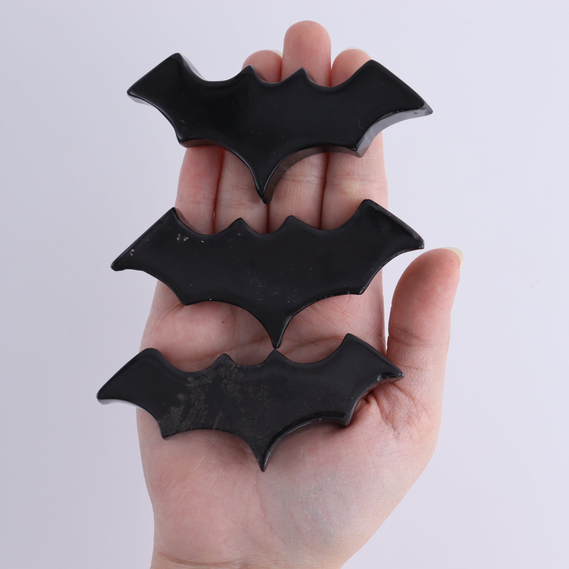 One Black Marble Bat - Expert Wholesale and Supplier of Wholesale Crystals & Bulk Gemstones, ["Bat","Black Marble","Catalog Onyx","Marble"]