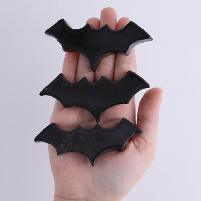 One Black Marble Bat - Expert Wholesale and Supplier of Wholesale Crystals & Bulk Gemstones, ["Bat","Black Marble","Catalog Onyx","Marble"]