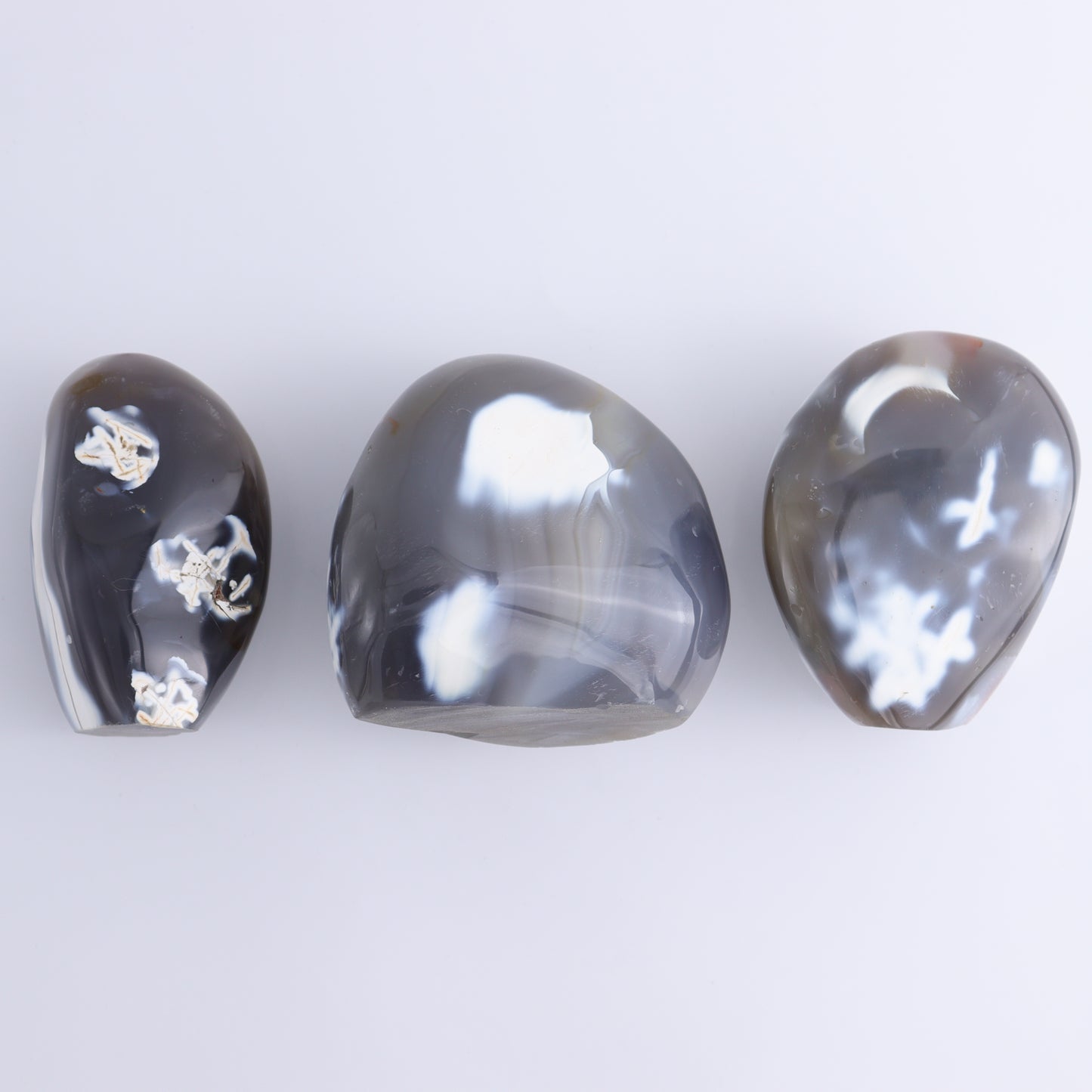 Orca Agate Freeform Set of 5 - Expert Wholesale and Supplier of Wholesale Crystals & Bulk Gemstones, ["Freeforms","Madagascar","Orca Agate"]