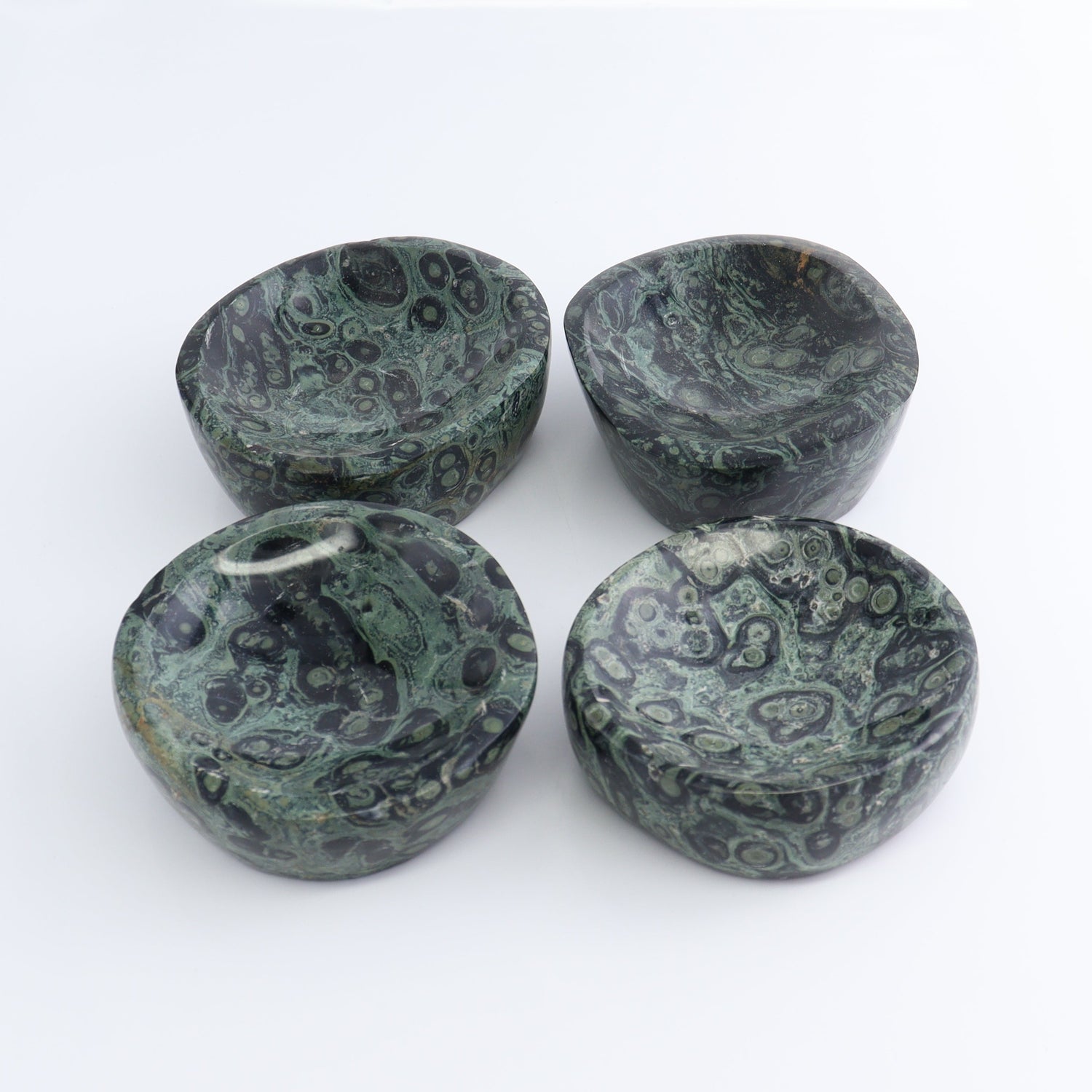 Kambaba Jasper Bowls Set of 4 - Expert Wholesale and Supplier of Wholesale Crystals & Bulk Gemstones, ["Bowls","Kambaba Jasper"]