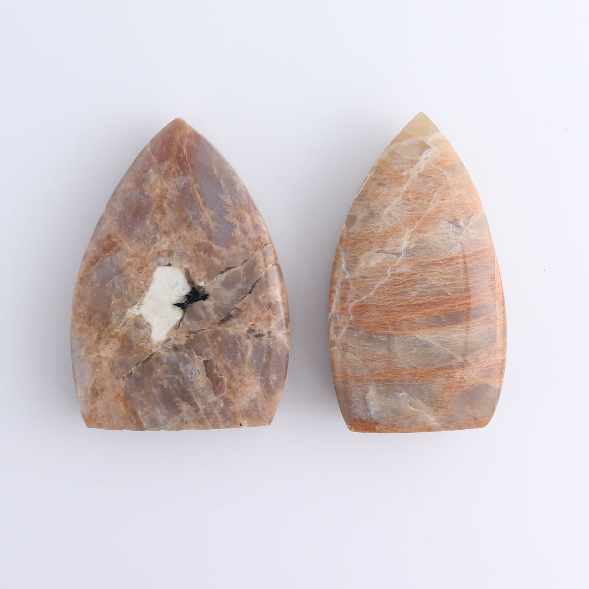 Peach Moonstone Freeform Set of 6 | Mi Esperanza Minerals | Supplier of Crystals and Onyx