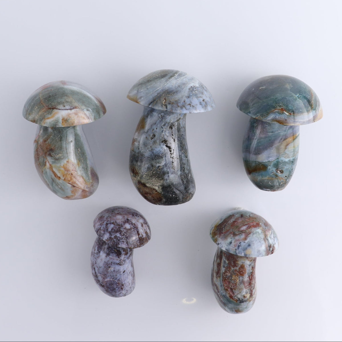 Jasper Mushrooms Set of 5