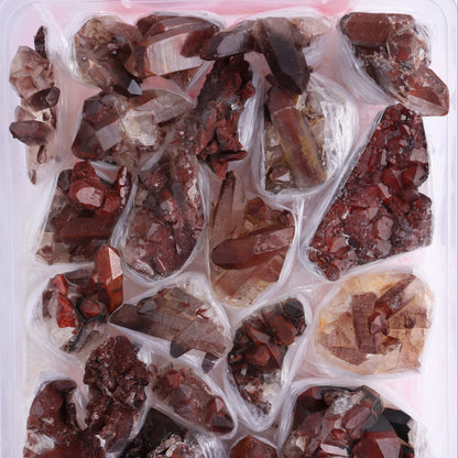 Quartz Hematite Inclusions Flat from Morocco - Expert Wholesale and Supplier of Wholesale Crystals & Bulk Gemstones, ["Flats","Hematite","Morocco","Quartz","Quartz Hematite"]