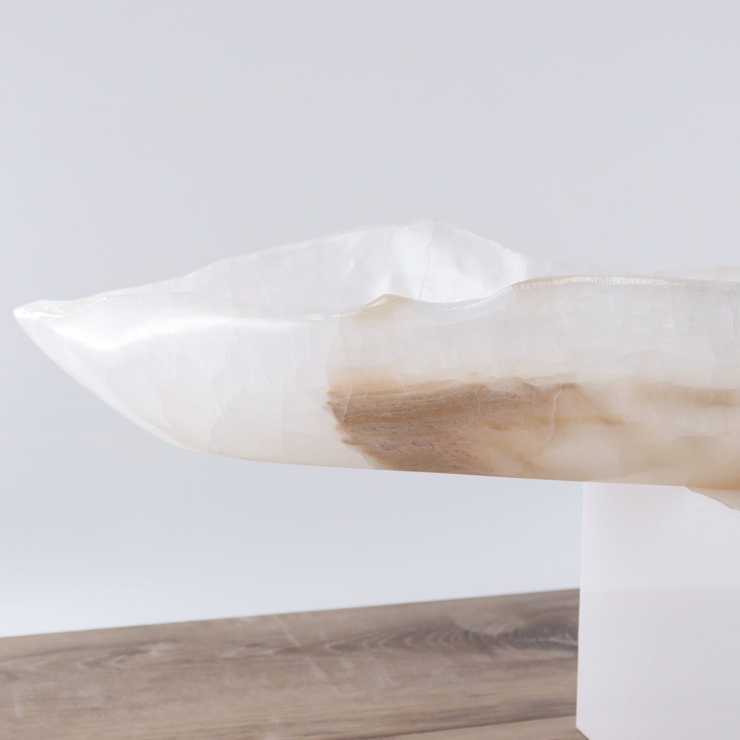 Mexican Onyx/Calcite Canoe Bowl - Expert Wholesale and Supplier of Wholesale Crystals & Bulk Gemstones, ["Bowls","Calcite","canoe","Mexico","onyx"]