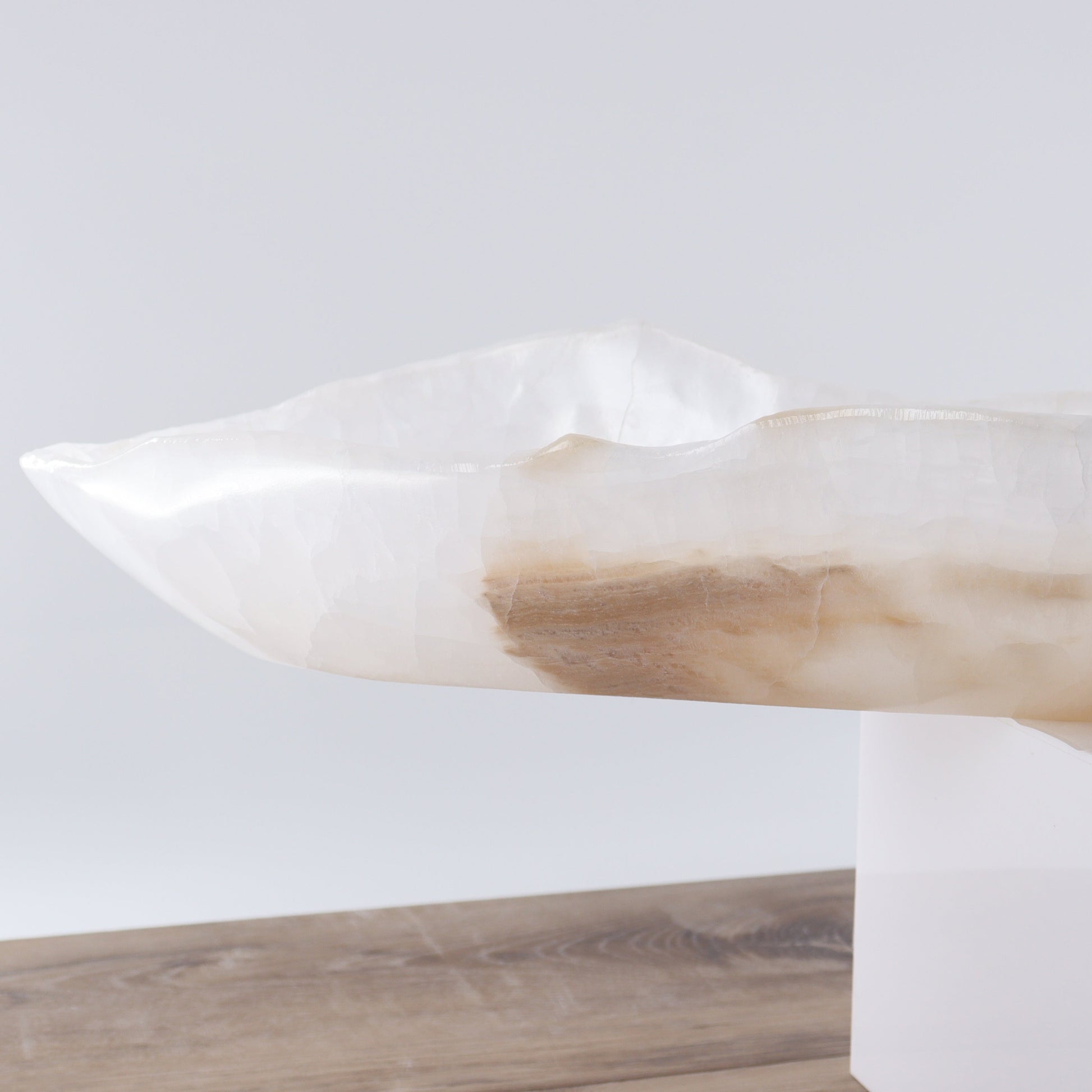 Mexican Onyx/Calcite Canoe Bowl - Expert Wholesale and Supplier of Wholesale Crystals & Bulk Gemstones, ["Bowls","Calcite","canoe","Mexico","onyx"]