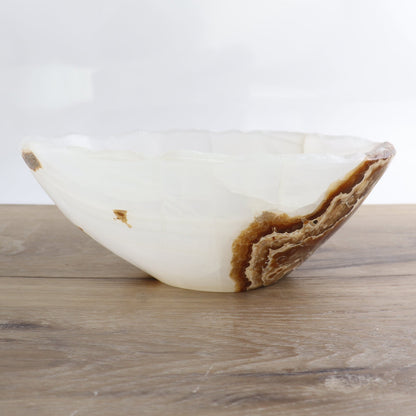 Mexican Onyx/Calcite Bowl 10"