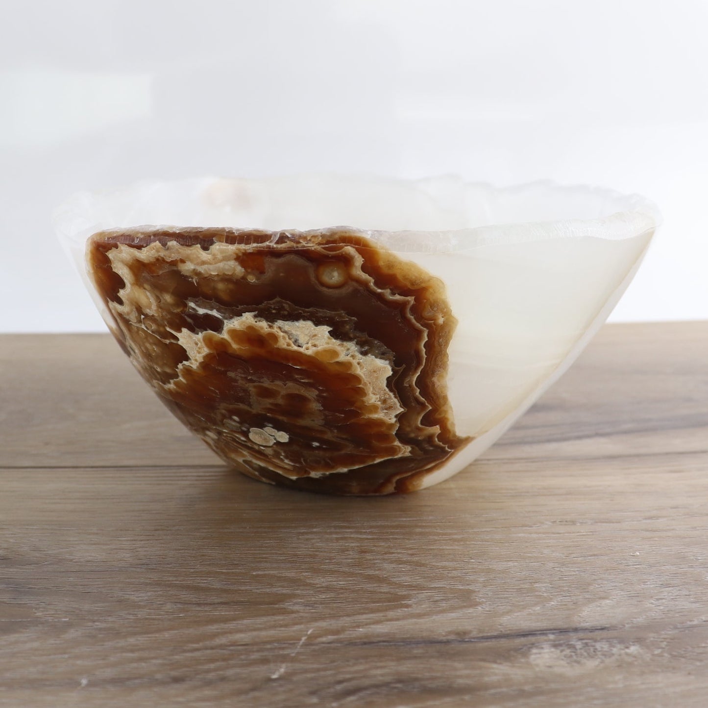 Mexican Onyx/Calcite Bowl 10"
