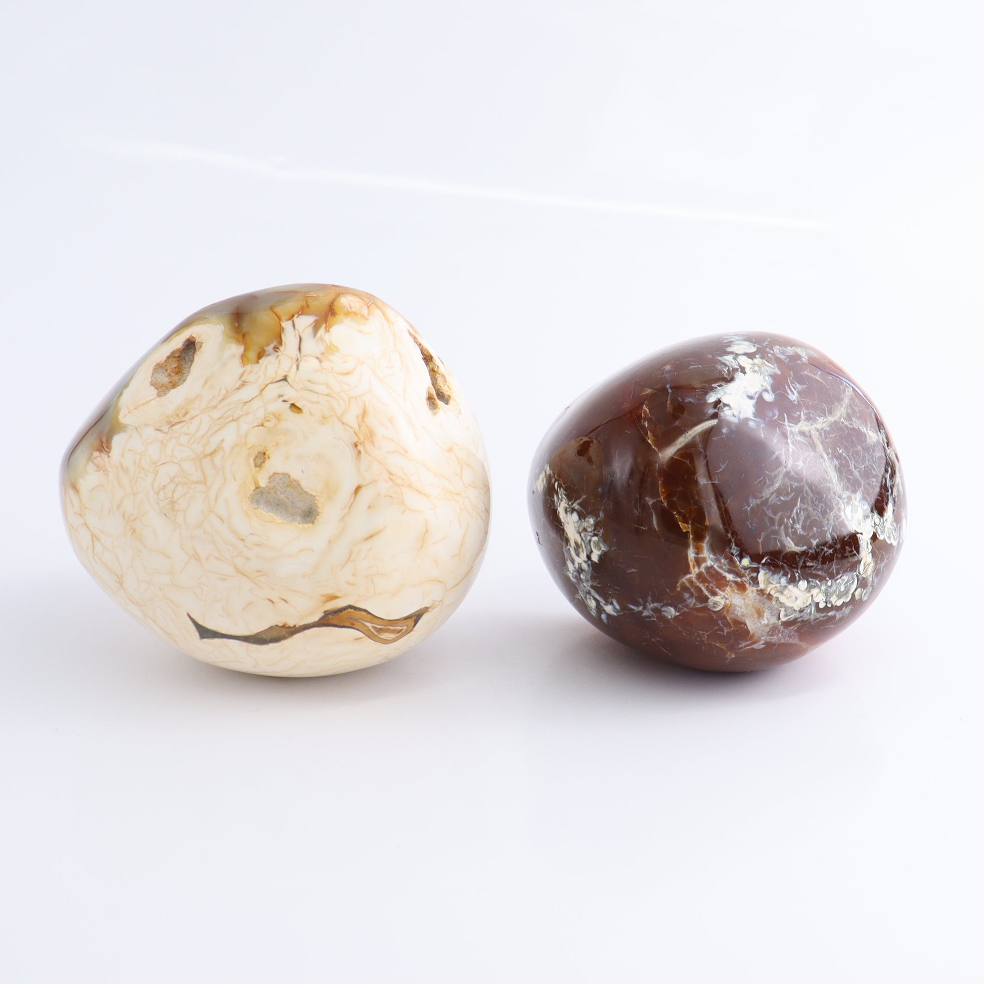 Carnelian Geodes Set of 2 - Expert Wholesale and Supplier of Wholesale Crystals & Bulk Gemstones, ["carnelian","Geodes","Madagascar"]