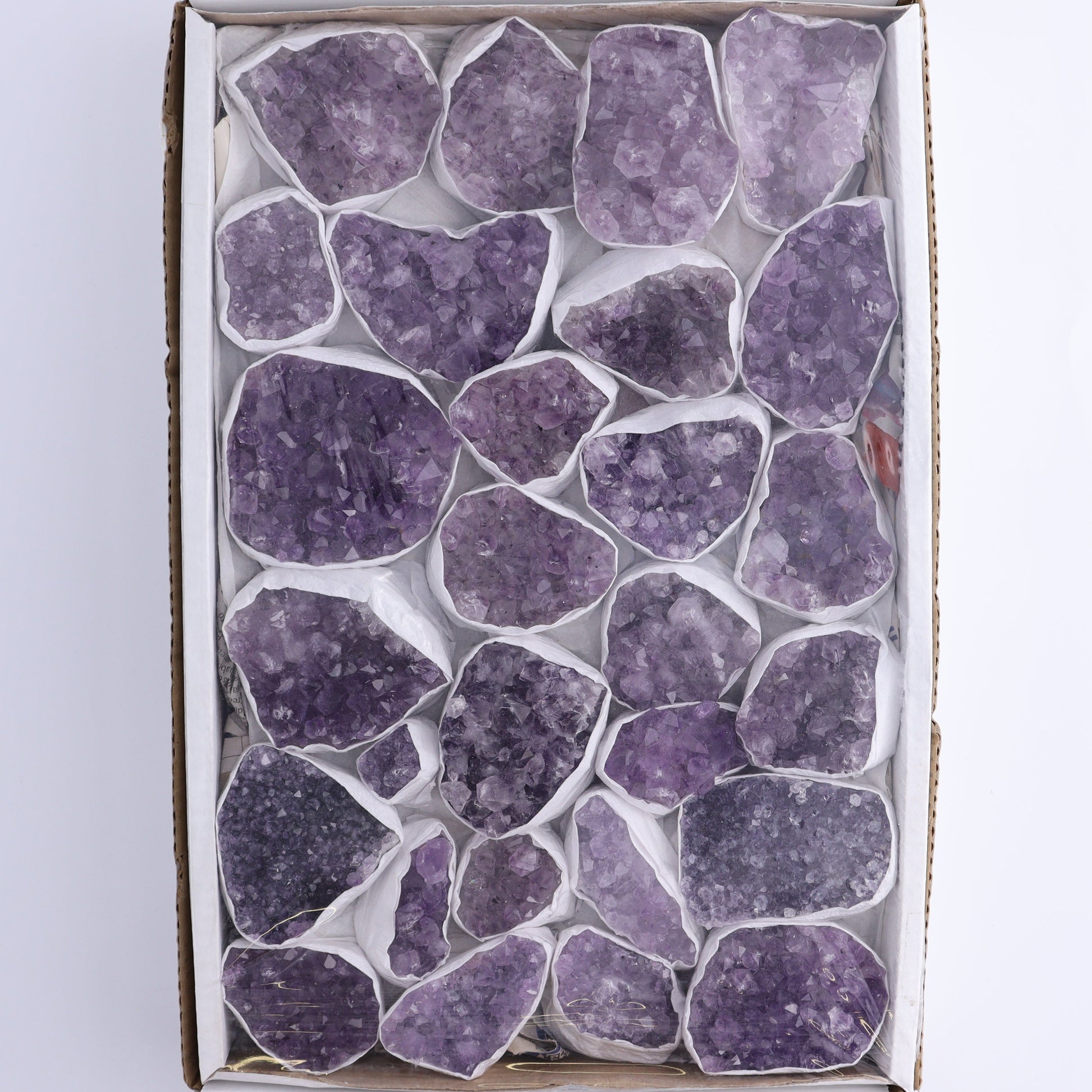 One Uruguay Amethyst Clusters Flat - Expert Wholesale and Supplier of Wholesale Crystals & Bulk Gemstones, ["Amethyst","flat","Flats","Uruguay"]