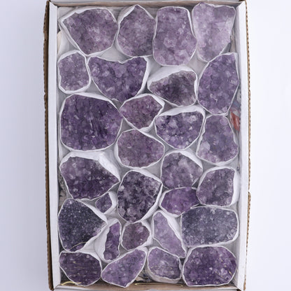 One Uruguay Amethyst Clusters Flat - Expert Wholesale and Supplier of Wholesale Crystals & Bulk Gemstones, ["Amethyst","flat","Flats","Uruguay"]