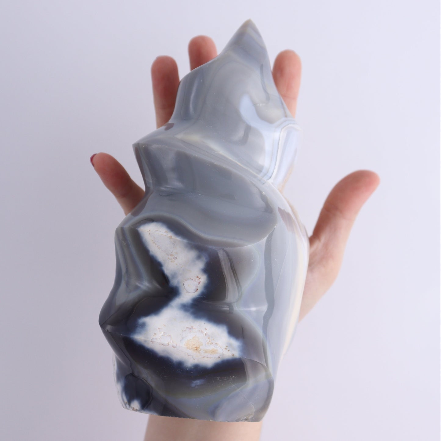 Agate Flames Set of 2 - Expert Wholesale and Supplier of Wholesale Crystals & Bulk Gemstones, ["Agate","close_30","flames","Madagascar"]