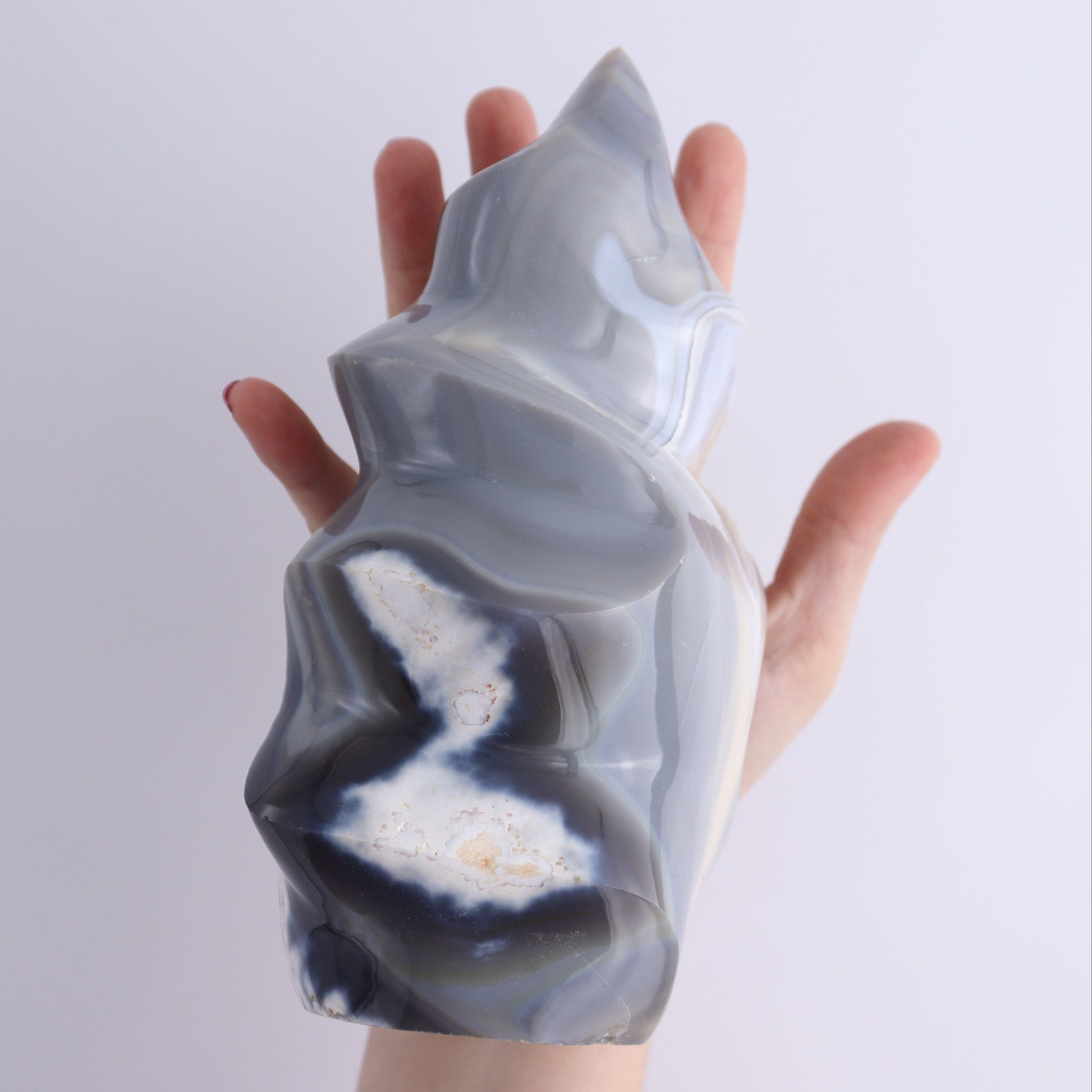 Agate Flames Set of 2 - Expert Wholesale and Supplier of Wholesale Crystals & Bulk Gemstones, ["Agate","close_30","flames","Madagascar"]