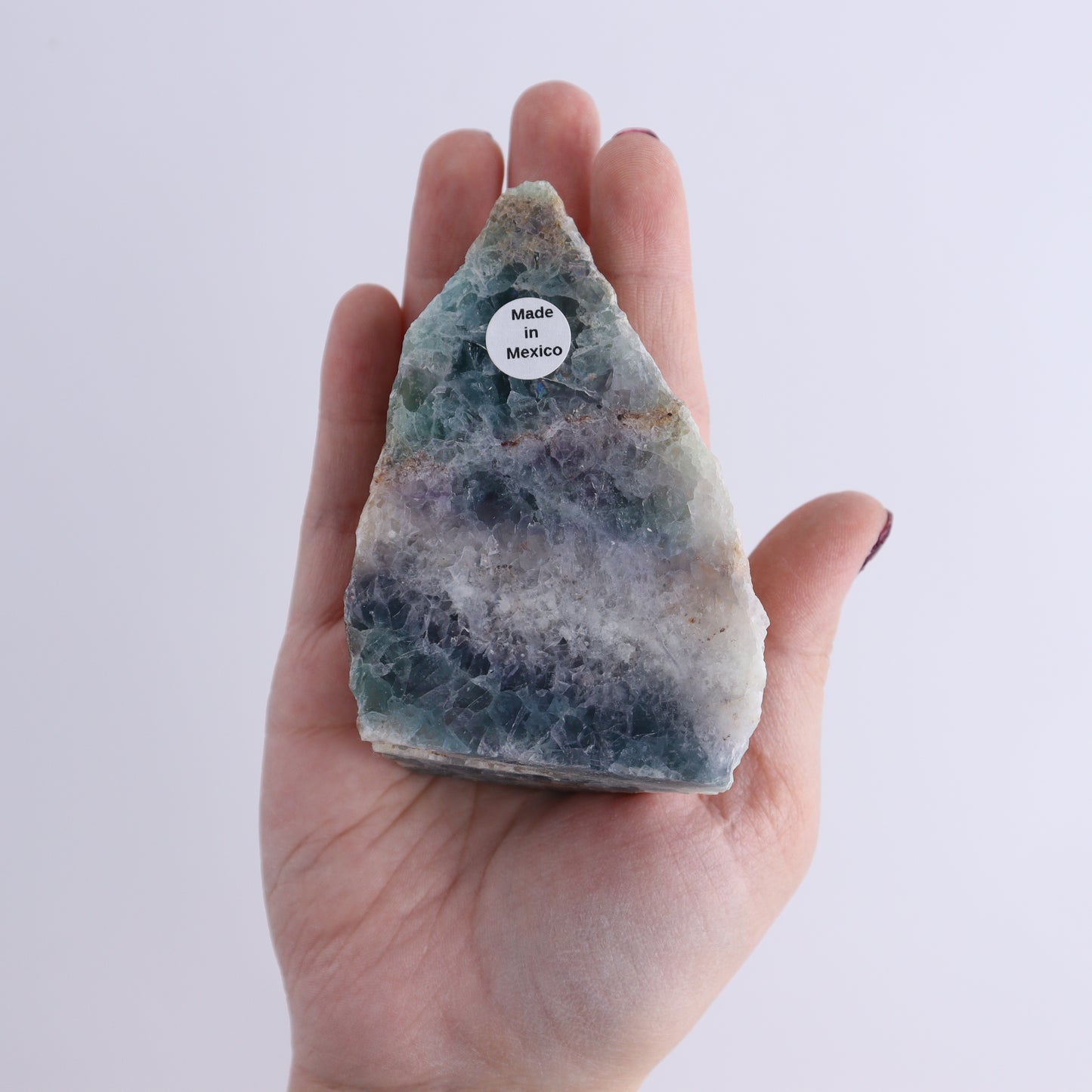 Fluorite Polished Face Cut Bases Set of 16 - Expert Wholesale and Supplier of Wholesale Crystals & Bulk Gemstones, ["Cut Base","Face Polished","Fluorite","Mexico"]